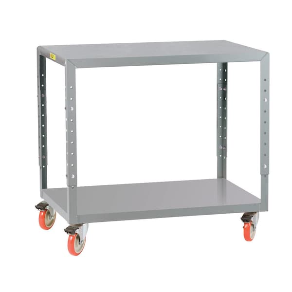 Little Giant 18" x 32" Shelf Size, 1200 lbs. Capacity, 4 Swivel Casters with Total Lock Brakes, Adjustable Height IP-1832-2AH-TL - main